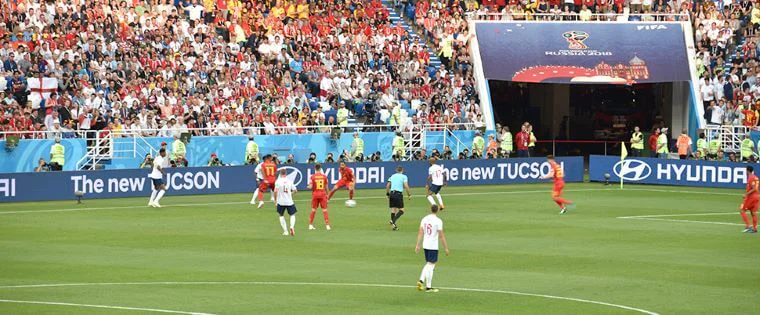 MUNDIAL DE FÚTBOL: INGLATERRA - BÉLGICA